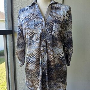 Venini Multicolor Patterned Casual Shirt